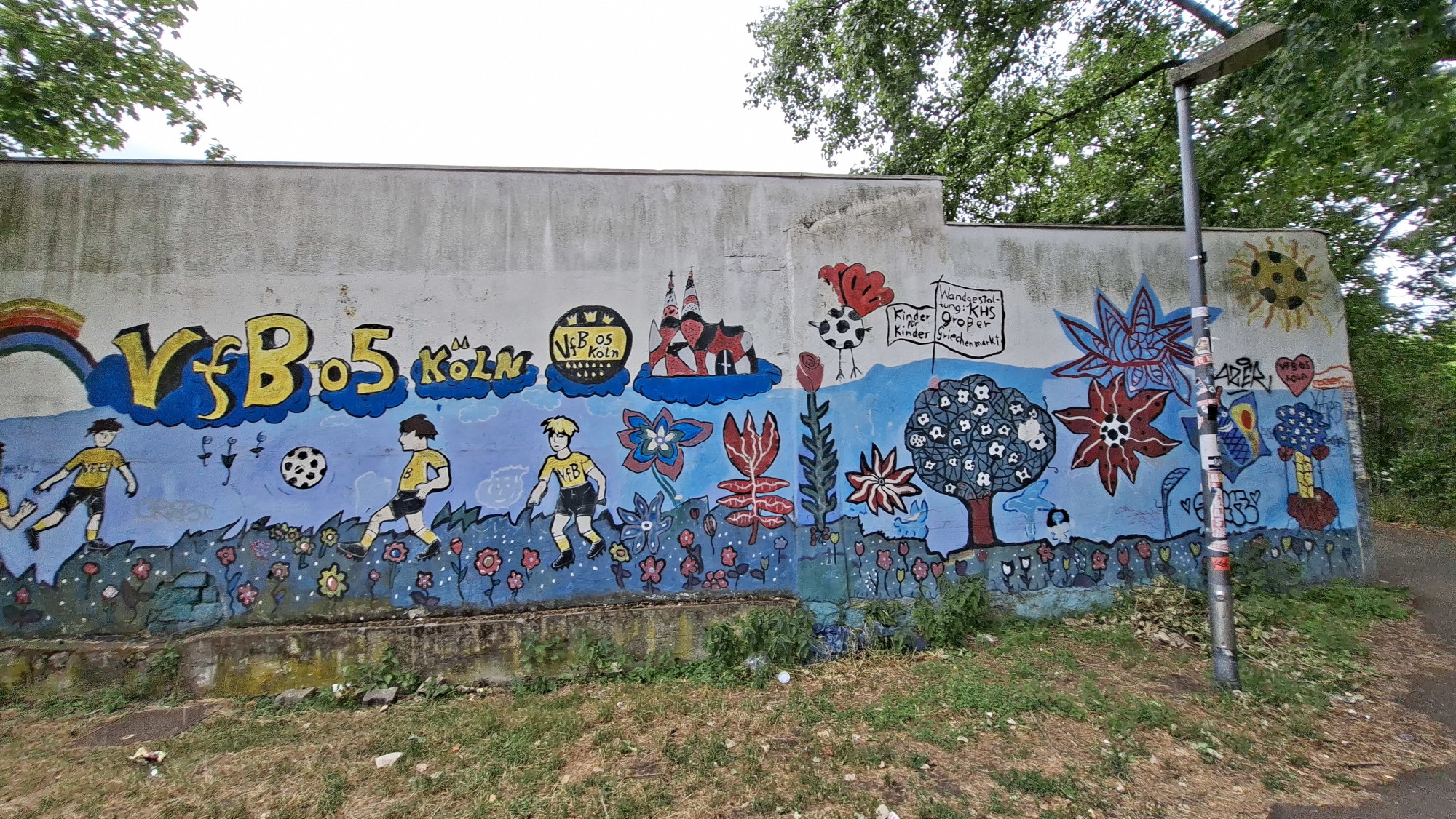 Kunst am VfB 05 Köln Vereinsheim Deutz